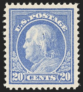 Sale Number 1156, Lot Number 3584, 1912-14 Washington-Franklin Issues (Scott 405-423)
