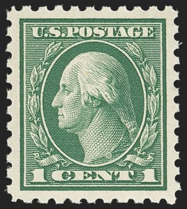 Sale 1156, Lot 3594, 1913-15 Washington-Franklin Issues (Scott 424-440)