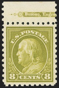 Sale Number 1156, Lot Number 3605, 1913-15 Washington-Franklin Issues (Scott 424-440)