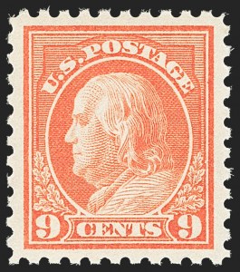 Sale Number 1156, Lot Number 3607, 1913-15 Washington-Franklin Issues (Scott 424-440)