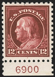 Sale 1156, Lot 3613, 1913-15 Washington-Franklin Issues (Scott 424-440)