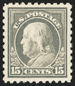 Sale Number 1156, Lot Number 3614, 1913-15 Washington-Franklin Issues (Scott 424-440)