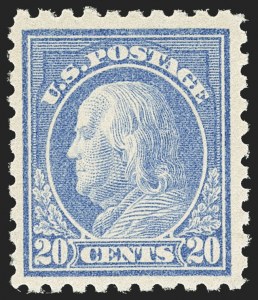 Sale 1156, Lot 3616, 1913-15 Washington-Franklin Issues (Scott 424-440)