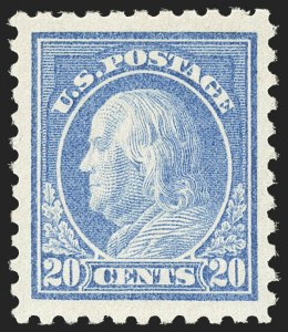 Sale 1156, Lot 3668, 1916-17 Washington-Franklin Issues (Scott 462-480)