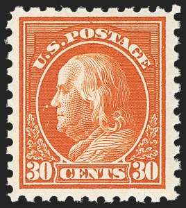 Sale 1156, Lot 3669, 1916-17 Washington-Franklin Issues (Scott 462-480)