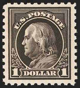 Sale 1156, Lot 3673, 1916-17 Washington-Franklin Issues (Scott 462-480)