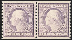 Sale 1156, Lot 3687, 1917-19 Washington-Franklin Issues (Scott 481-497)