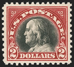 Sale 1156, Lot 3752, 1918-20 Washington-Franklin Issues (Scott 525-547)