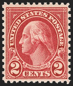 Sale 1156, Lot 3764, 1922 and Later (Scott 551-1867b), 2c Carmine, Ty. II (634A) Sale 1156, Lot 3764, 1922 and Later (Scott 551-1867b)