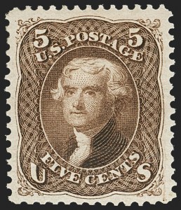 Sale 1159, Lot 123, 1875 Re-Issue of 1861-66 Issue (Scott 102-111)