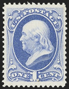 Sale 1159, Lot 155, 1870-71 National Bank Note Co. Issues (Scott 134-155)