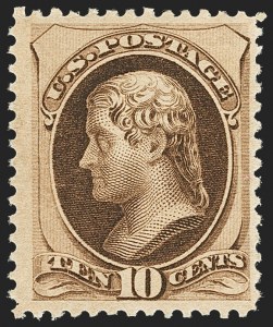 Sale 1159, Lot 183, 1879-88 American Bank Note Co. Issues (Scott 182-191)