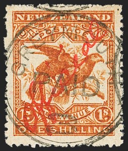 Sale 1159, Lot 358, Worldwide Stamps and Covers, New Zealand thru Zanzibar