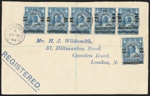 Sale 1159, Lot 359, Worldwide Stamps and Covers, New Zealand thru Zanzibar