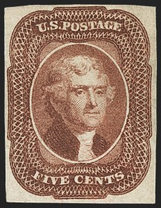 Sale 1159, Lot 44, 1851-56 Issue (Scott 5-17)