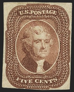 Sale 1159, Lot 45, 1851-56 Issue (Scott 5-17)