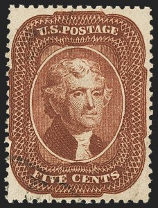Sale 1159, Lot 66, 1857-60 Issue (Scott 18-39)