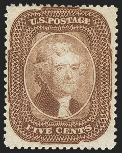 Sale 1159, Lot 67, 1857-60 Issue (Scott 18-39)