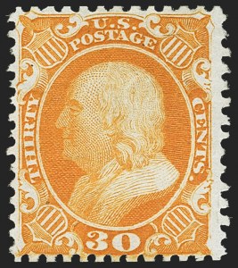 Sale 1162, Lot 124, 1875 Reprint of 1857-60 Issue (Scott 40-47)
