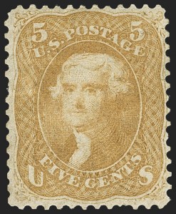 Sale 1162, Lot 137, 1861-66 Issue (Scott 56-78)