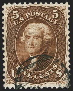 Sale 1162, Lot 146, 1861-66 Issue (Scott 56-78)