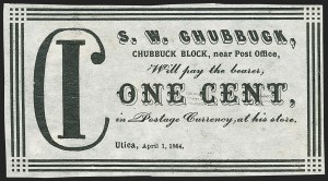 Sale 1162, Lot 153, Postage Currency and Encased Postage