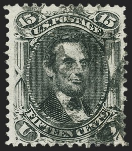 Sale 1162, Lot 181, 1867-68 Grilled Issue (Scott 79-101)