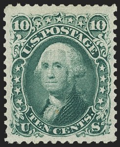 Sale 1162, Lot 184, 1867-68 Grilled Issue (Scott 79-101)