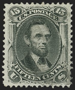 Sale 1162, Lot 187, 1867-68 Grilled Issue (Scott 79-101)