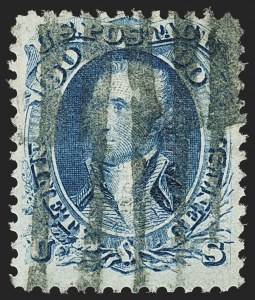Sale 1162, Lot 190, 1867-68 Grilled Issue (Scott 79-101)
