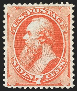 Sale 1162, Lot 250, 1870-71 National Bank Note Co. Grilled Issue (Scott 134-155)