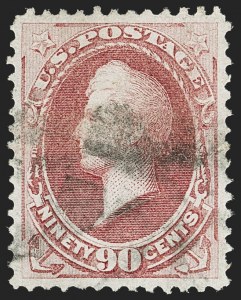 Sale 1162, Lot 258, 1870-71 National Bank Note Co. Grilled Issue (Scott 134-155)