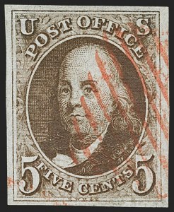 Sale Number 1162, Lot Number 28, 1847 Issue (Scott 1-2)