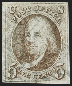 Sale 1162, Lot 32, 1847 Issue (Scott 1-2)