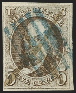 Sale 1162, Lot 34, 1847 Issue (Scott 1-2)