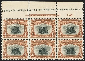 Sale 1162, Lot 409, 1901 Pan-American Issue (Scott 294-299)