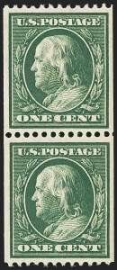 Sale 1162, Lot 456, 1908-10 Washington-Franklin Issues (Scott 331-356)