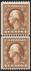 Sale 1162, Lot 458, 1908-10 Washington-Franklin Issues (Scott 331-356)