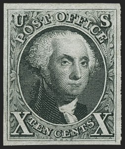 Sale 1162, Lot 46, 1875 Reproduction of 1847 Issue (Scott 3-4)