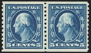 Sale 1162, Lot 508, 1912-15 Washington-Franklin Issues (Scott 405-461)