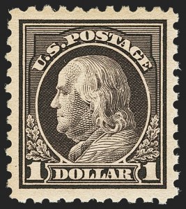 Sale 1162, Lot 517, 1912-15 Washington-Franklin Issues (Scott 405-461)