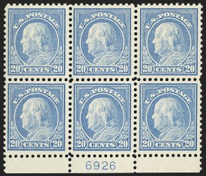 Sale 1162, Lot 545, 1917-19 Issues (Scott 481-524)