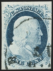 Sale 1162, Lot 58, 1851-56 Issue (Scott 5-17)
