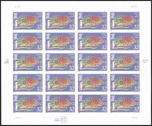 Sale 1162, Lot 613, National Parks and Modern Errors incl. Upright Jenny Sheet (Scott 740a-4806d)