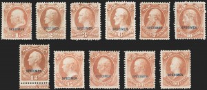 Sale 1162, Lot 721, Official Special Printings (O)