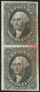 Sale 1162, Lot 80, 1851-56 Issue (Scott 5-17)