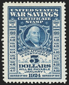 Sale 1162, Lot 818, War Savings, Revenue Group Lots