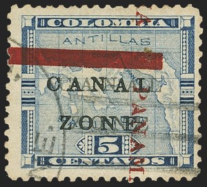 Sale 1162, Lot 843, U.S. Possessions - Canal Zone