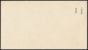 Sale 1162, Lot 862, U.S. Possessions - Canal Zone Postal Cards and Postal Stationery