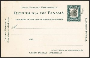 Sale 1162, Lot 871, U.S. Possessions - Canal Zone Postal Cards and Postal Stationery